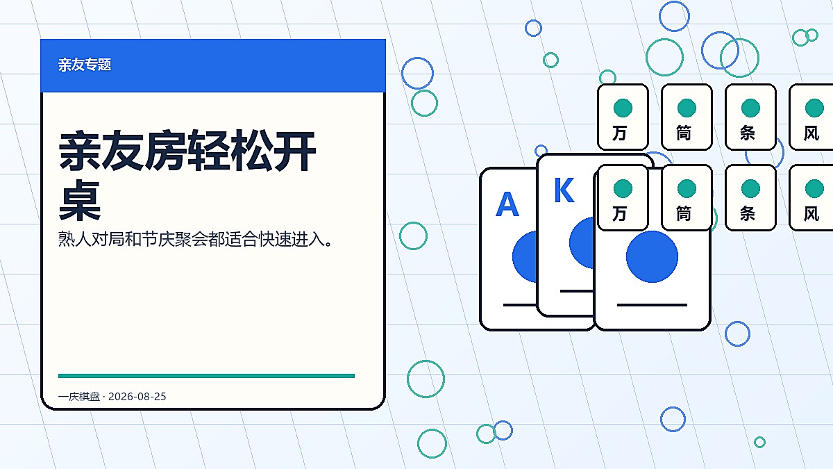 一庆棋盘 亲友房轻松开桌轮播图